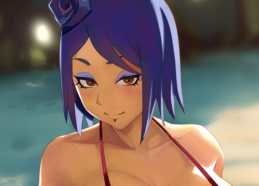 Naruto Hentai: Konan Showing Her Tits in a Bikini!